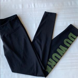 Old Navy Workout Tights, M “DO WORK”